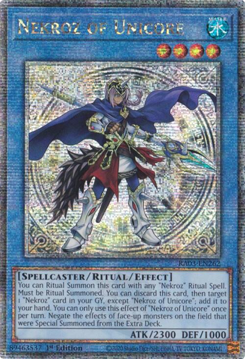 Nekroz of Unicore (Quarter Century Secret Rare) [RA03-EN262] Quarter Century Secret Rare | Exor Games Summserside