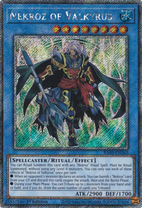 Nekroz of Valkyrus (Platinum Secret Rare) [RA03-EN263] Platinum Secret Rare | Exor Games Summserside