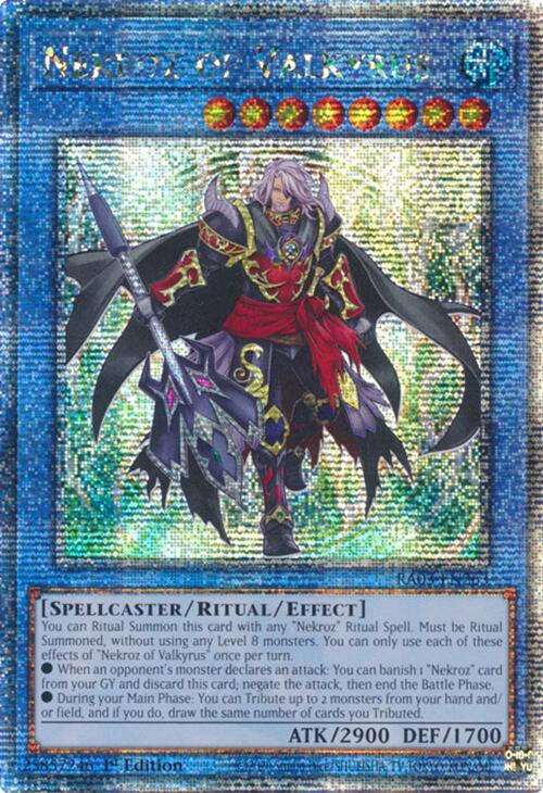 Nekroz of Valkyrus (Quarter Century Secret Rare) [RA03-EN263] Quarter Century Secret Rare | Exor Games Summserside