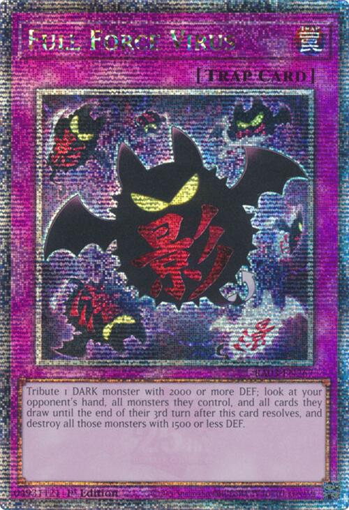 Full Force Virus (Quarter Century Secret Rare) [RA03-EN267] Quarter Century Secret Rare | Exor Games Summserside