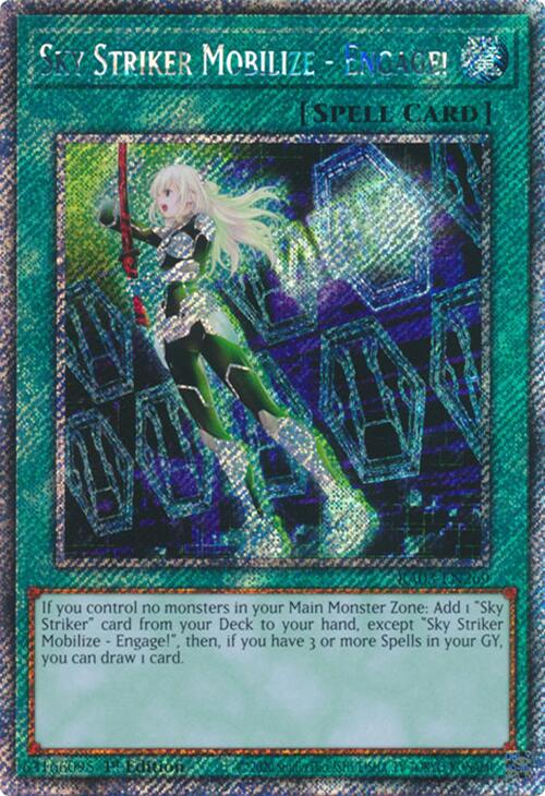 Sky Striker Mobilize - Engage! (Platinum Secret Rare) [RA03-EN269] Platinum Secret Rare | Exor Games Summserside