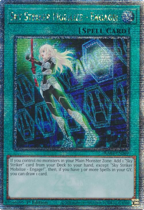 Sky Striker Mobilize - Engage! (Quarter Century Secret Rare) [RA03-EN269] Quarter Century Secret Rare | Exor Games Summserside