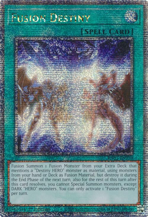 Fusion Destiny (Quarter Century Secret Rare) [RA03-EN270] Quarter Century Secret Rare | Exor Games Summserside
