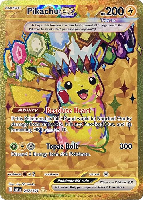 Pikachu ex (247/191) [Scarlet & Violet: Surging Sparks] | Exor Games Summserside