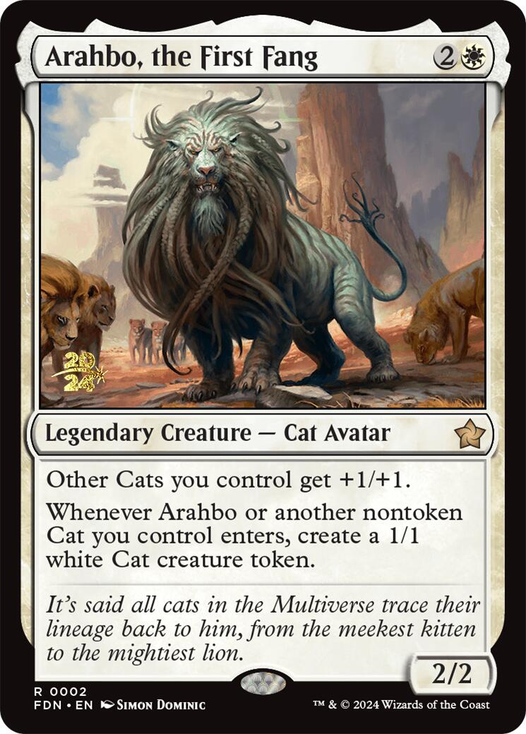 Arahbo, the First Fang [Foundations Prerelease Promos] | Exor Games Summserside