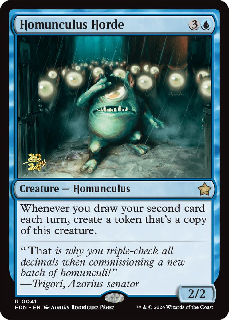 Homunculus Horde [Foundations Prerelease Promos] | Exor Games Summserside