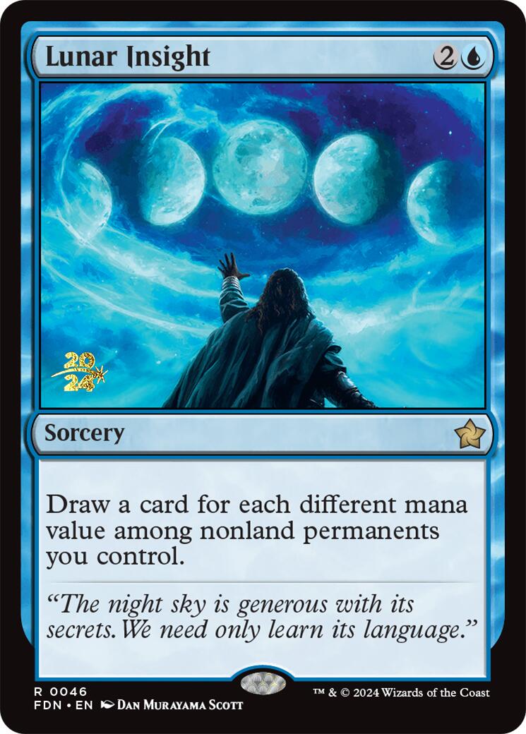 Lunar Insight [Foundations Prerelease Promos] | Exor Games Summserside