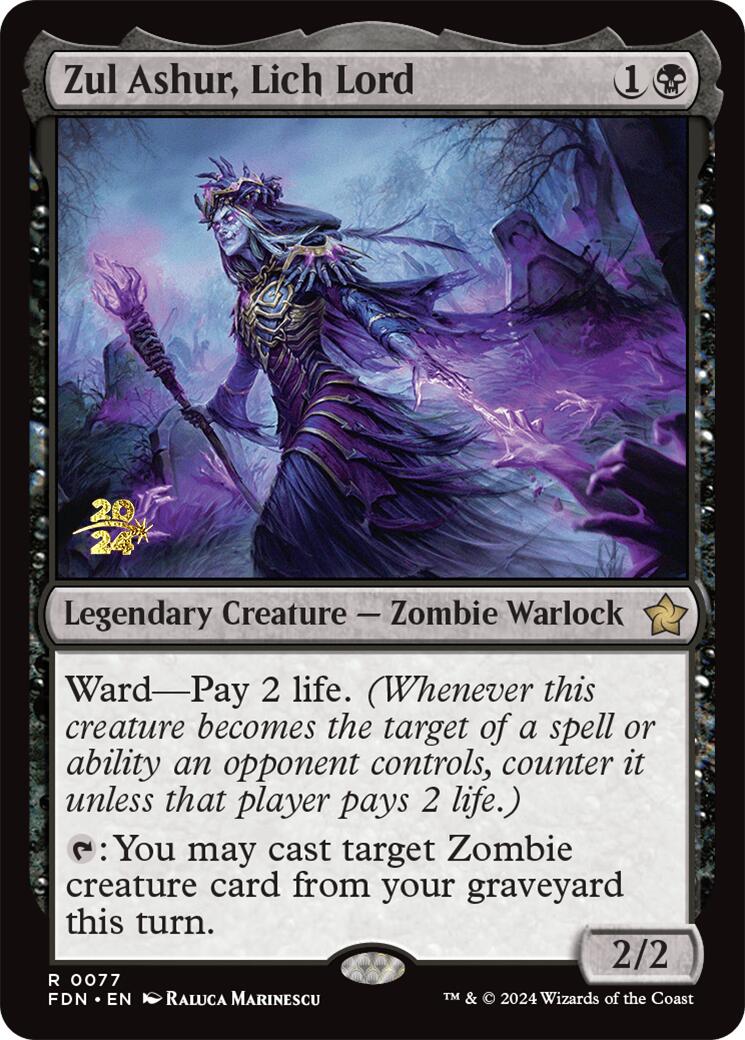 Zul Ashur, Lich Lord [Foundations Prerelease Promos] | Exor Games Summserside