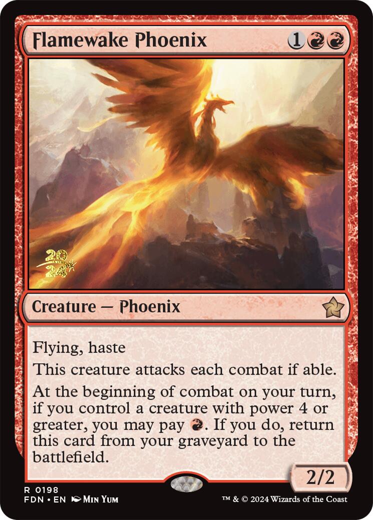 Flamewake Phoenix [Foundations Prerelease Promos] | Exor Games Summserside