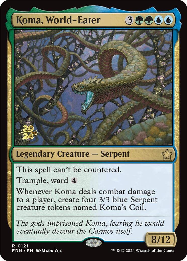 Koma, World-Eater [Foundations Prerelease Promos] | Exor Games Summserside