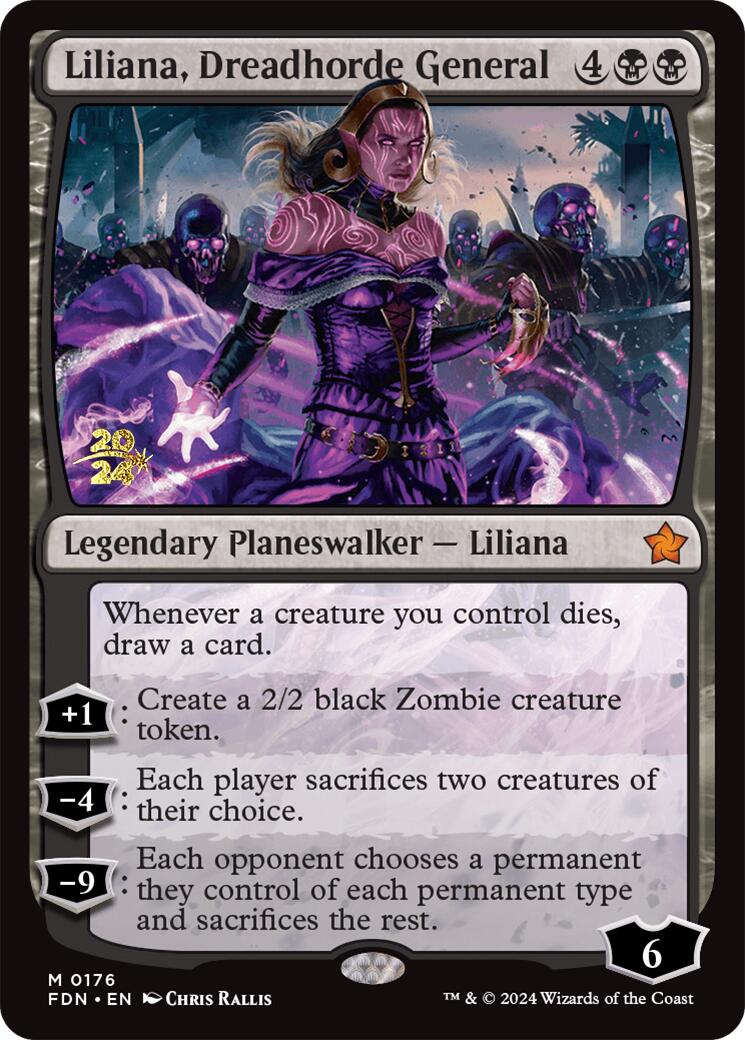 Liliana, Dreadhorde General [Foundations Prerelease Promos] | Exor Games Summserside