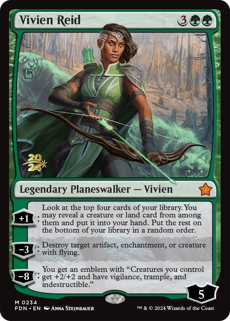 Vivien Reid [Foundations Prerelease Promos] | Exor Games Summserside