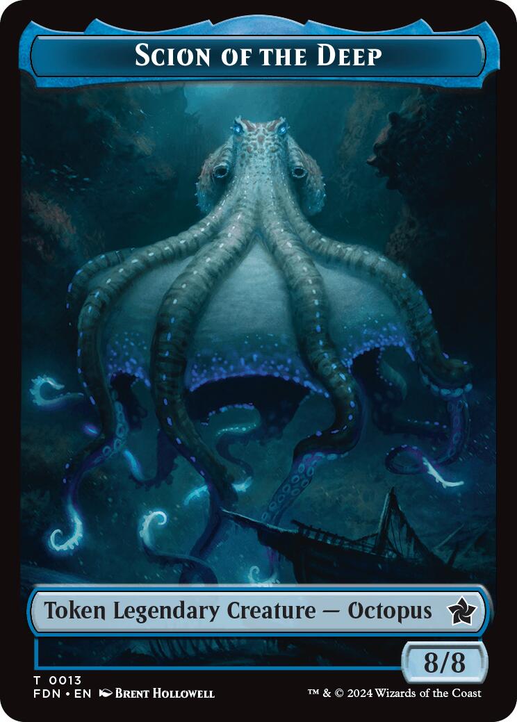 Scion of the Deep // Koma's Coil Doubled-Sided Token [Foundations Tokens] | Exor Games Summserside