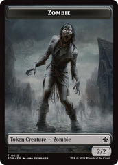 Zombie // Insect Doubled-Sided Token [Foundations Tokens] | Exor Games Summserside