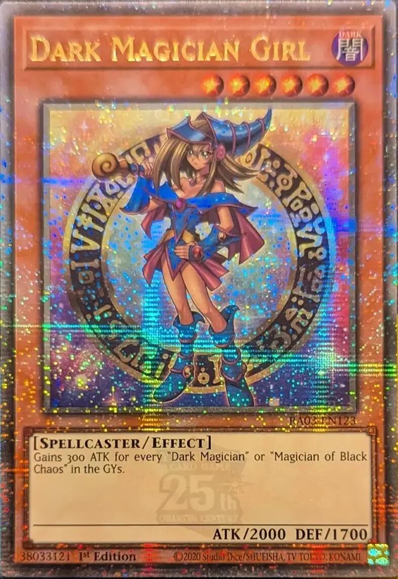 Dark Magician Girl (Quarter Century Secret Rare) (B) [RA03-EN123] Quarter Century Secret Rare | Exor Games Summserside