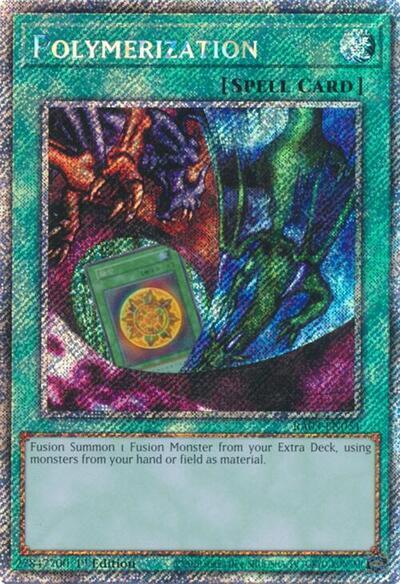 Polymerization (Alternate Art) (Platinum Secret Rare) [RA03-EN051] Platinum Secret Rare | Exor Games Summserside