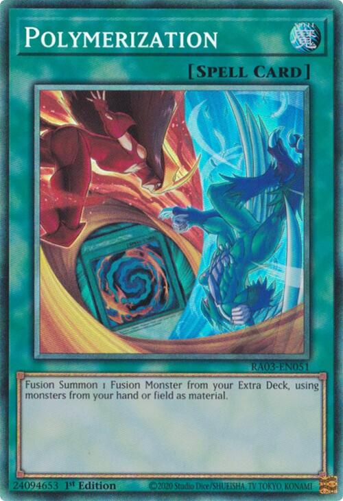Polymerization (B) (HERO Art) (PCR) [RA03-EN051] Prismatic Collector's Rare | Exor Games Summserside