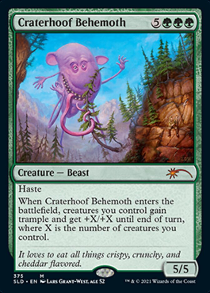 Craterhoof Behemoth (375) [Secret Lair Drop Series] | Exor Games Summserside