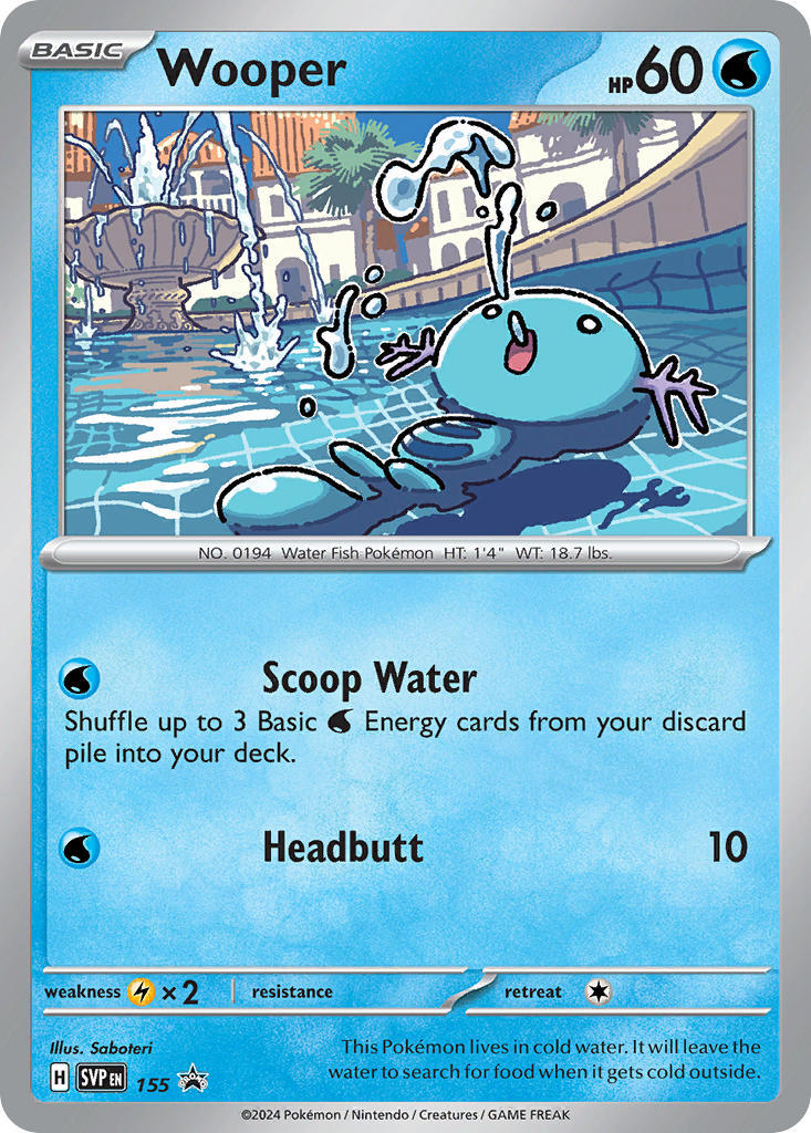 Wooper (155) [Scarlet & Violet: Black Star Promos] | Exor Games Summserside