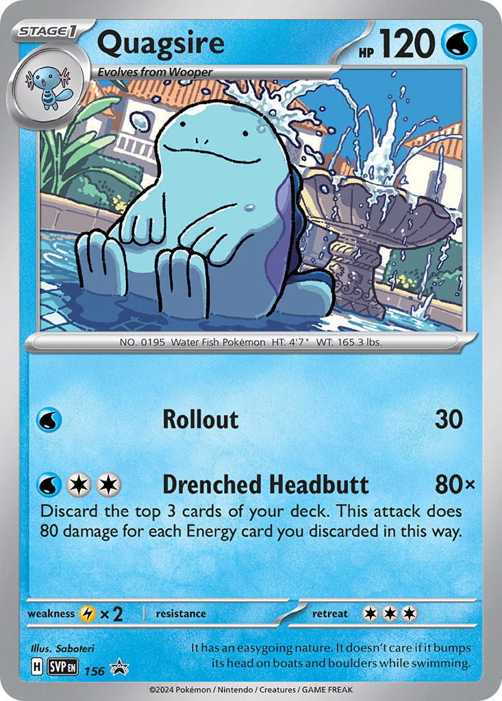 Quagsire (156) [Scarlet & Violet: Black Star Promos] | Exor Games Summserside