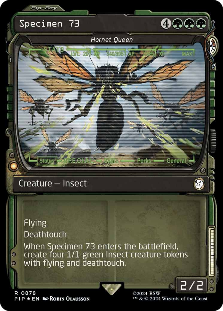 Specimen 73 - Hornet Queen (Showcase) (Surge Foil) [Fallout] | Exor Games Summserside