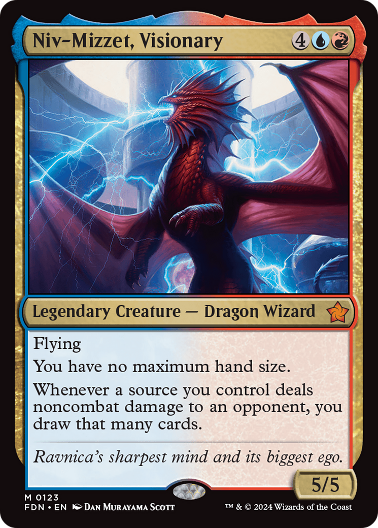 Niv-Mizzet, Visionary [Foundations] | Exor Games Summserside