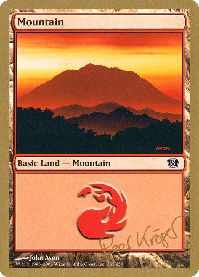 Mountain (pk345) (Peer Kroger) [World Championship Decks 2003] | Exor Games Summserside