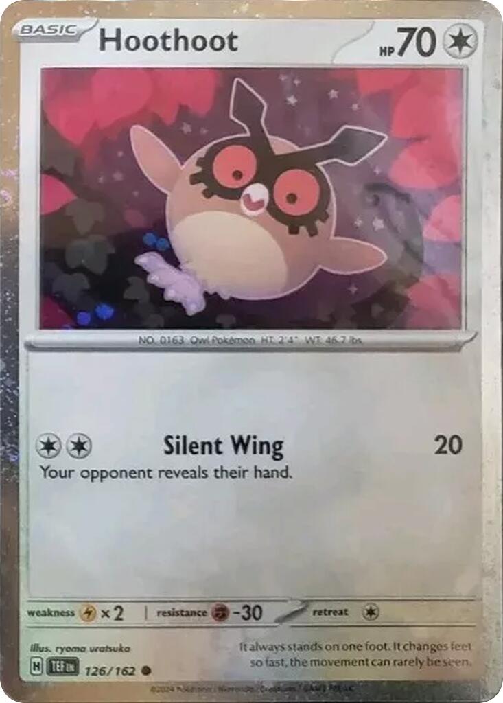 Hoothoot (126/162) (Cosmos Holo) [Scarlet & Violet: Black Star Promos] | Exor Games Summserside