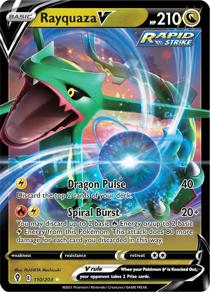 Rayquaza V (110/203) [Sword & Shield: Evolving Skies] | Exor Games Summserside