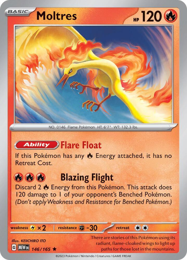 Moltres (146/165 - Deck Exclusives) [Scarlet & Violet 151] | Exor Games Summserside