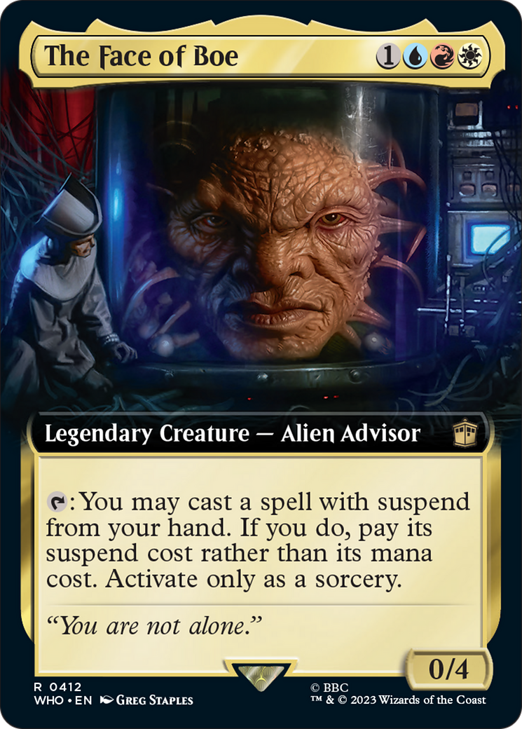 The Face of Boe (Extended Art) [Doctor Who] | Exor Games Summserside