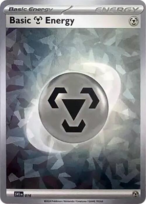 Basic Metal Energy (016) (Cracked Ice Holo) [Scarlet & Violet: Stellar Crown] | Exor Games Summserside