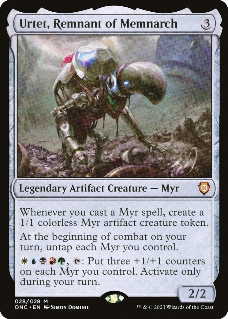 Urtet, Remnant of Memnarch [Phyrexia: All Will Be One Commander] | Exor Games Summserside