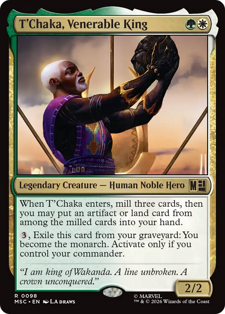 T'Chaka, Venerable King [Marvel Super Heroes Commander] | Exor Games Summserside