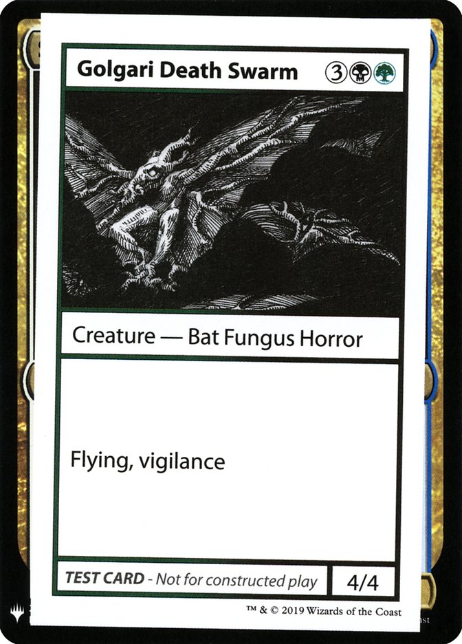 Golgari Death Swarm [Mystery Booster Playtest Cards] | Exor Games Summserside