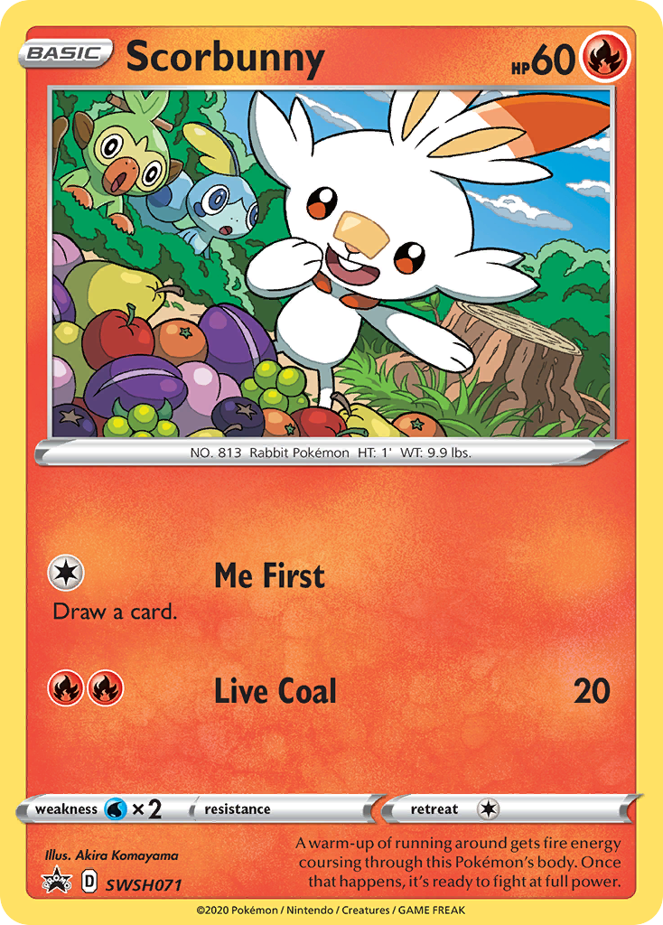 Scorbunny (SWSH071) [Sword & Shield: Black Star Promos] | Exor Games Summserside