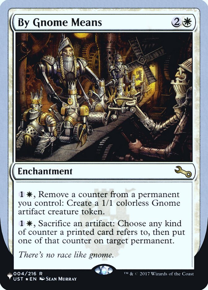 By Gnome Means (Unfinity Foil Edition) [The List] | Exor Games Summserside