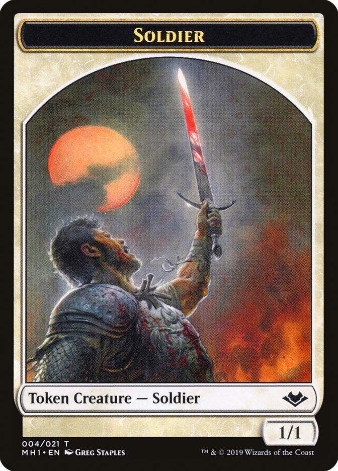 Angel (002) // Soldier (004) Double-Sided Token [Modern Horizons Tokens] | Exor Games Summserside