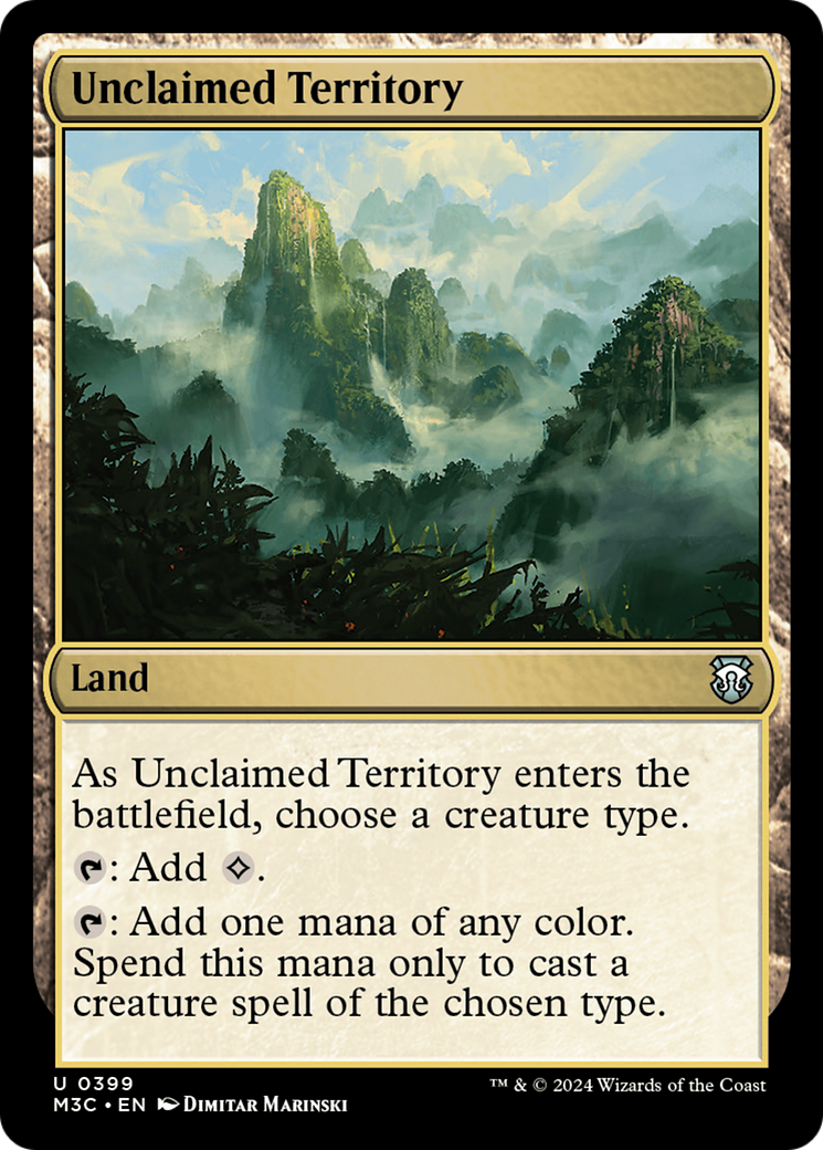 Unclaimed Territory (Ripple Foil) [Modern Horizons 3 Commander] | Exor Games Summserside