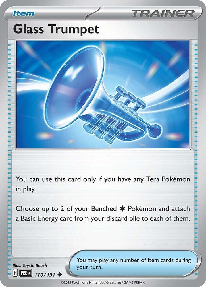 Glass Trumpet (110/131) [Scarlet & Violet: Prismatic Evolutions] | Exor Games Summserside