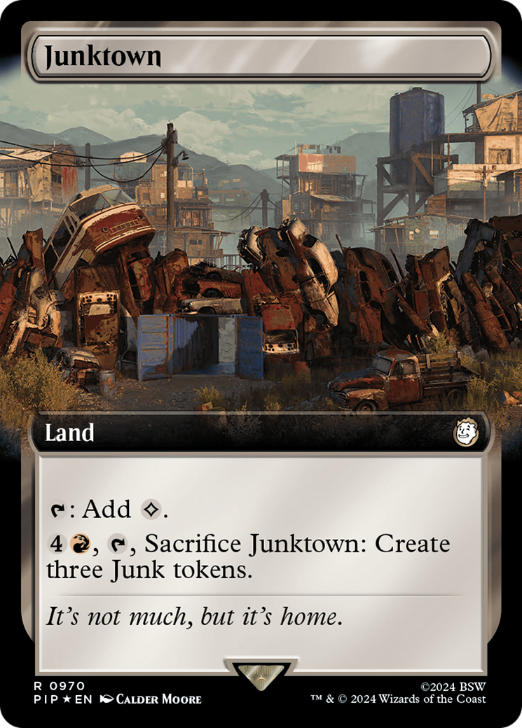 Junktown (Extended Art) (Surge Foil) [Fallout] | Exor Games Summserside