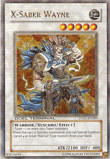 X-Saber Wayne [DT01-EN089] Ultra Rare | Exor Games Summserside