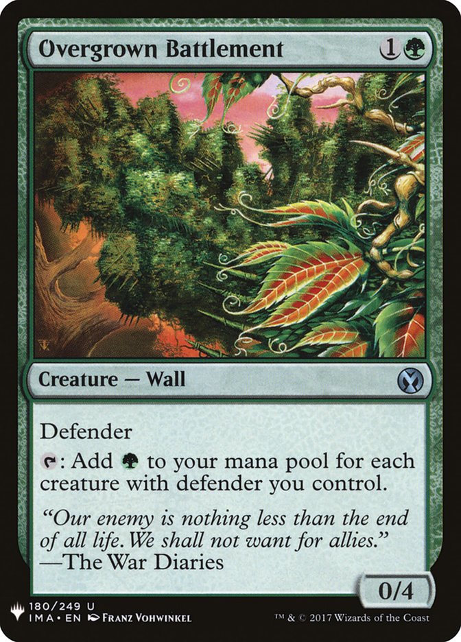 Overgrown Battlement [Mystery Booster] | Exor Games Summserside