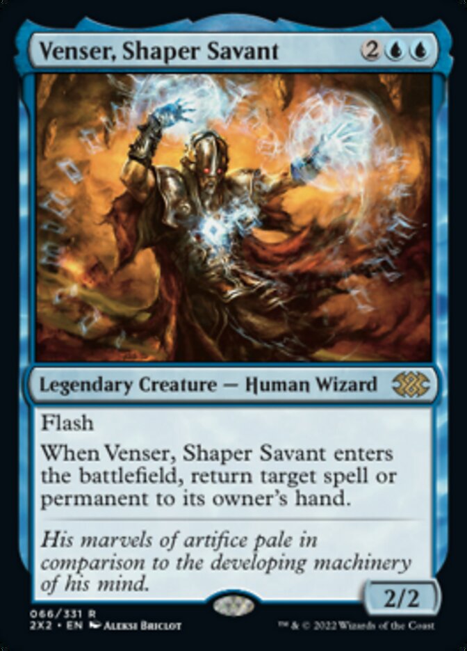 Venser, Shaper Savant [Double Masters 2022] | Exor Games Summserside