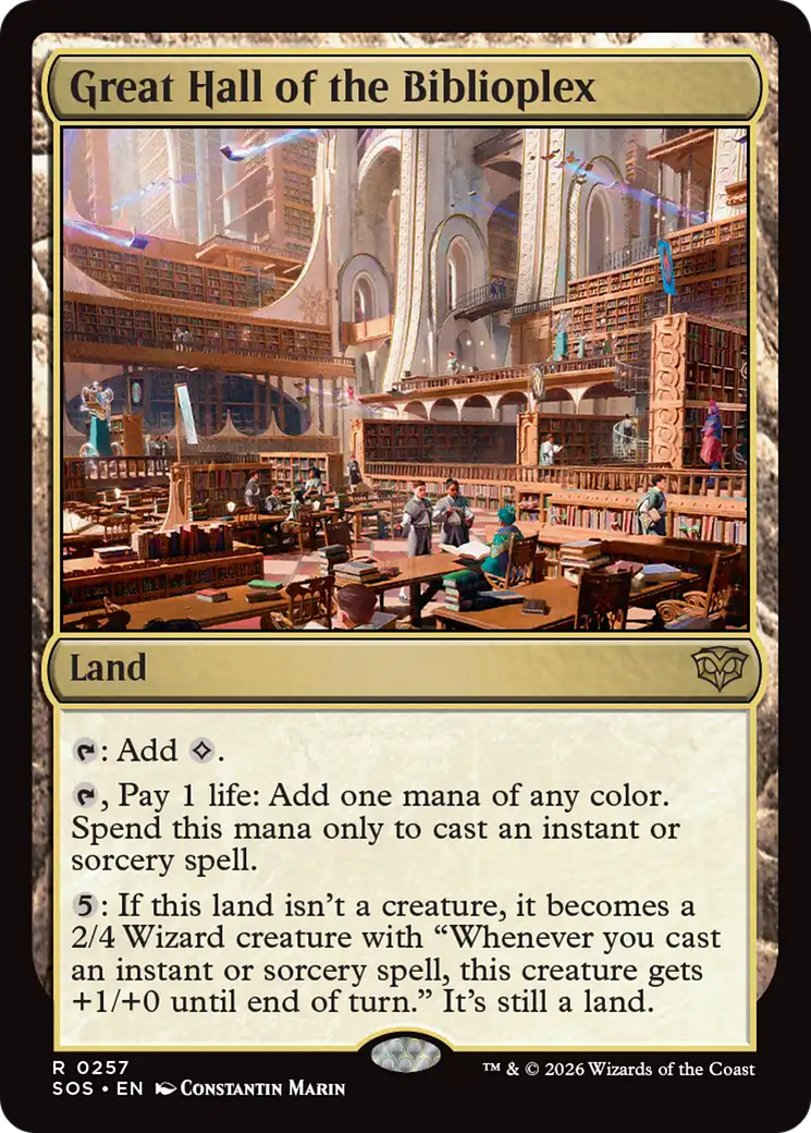 Great Hall of the Biblioplex [Secrets of Strixhaven] | Exor Games Summserside