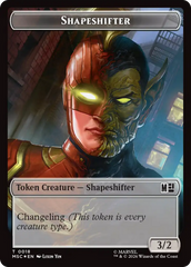 Shapeshifter (018) // Villain (025) Double-Sided Token (Surge Foil) [Marvel Super Heroes Commander Tokens] | Exor Games Summserside