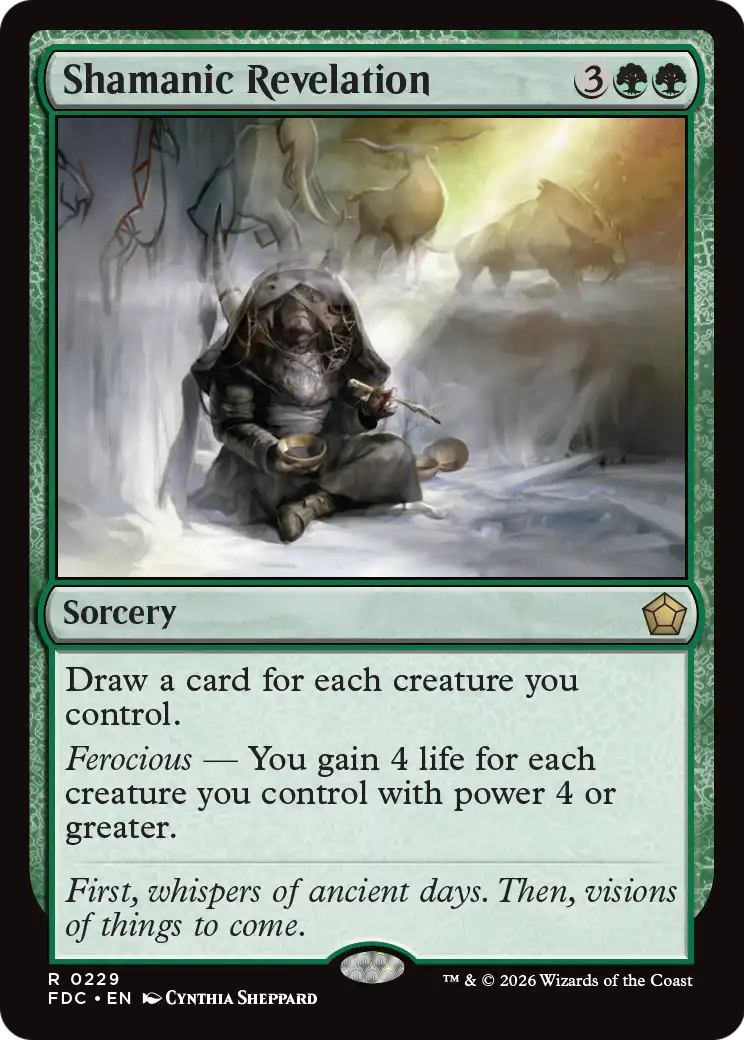 Shamanic Revelation [Foundations Commander] | Exor Games Summserside