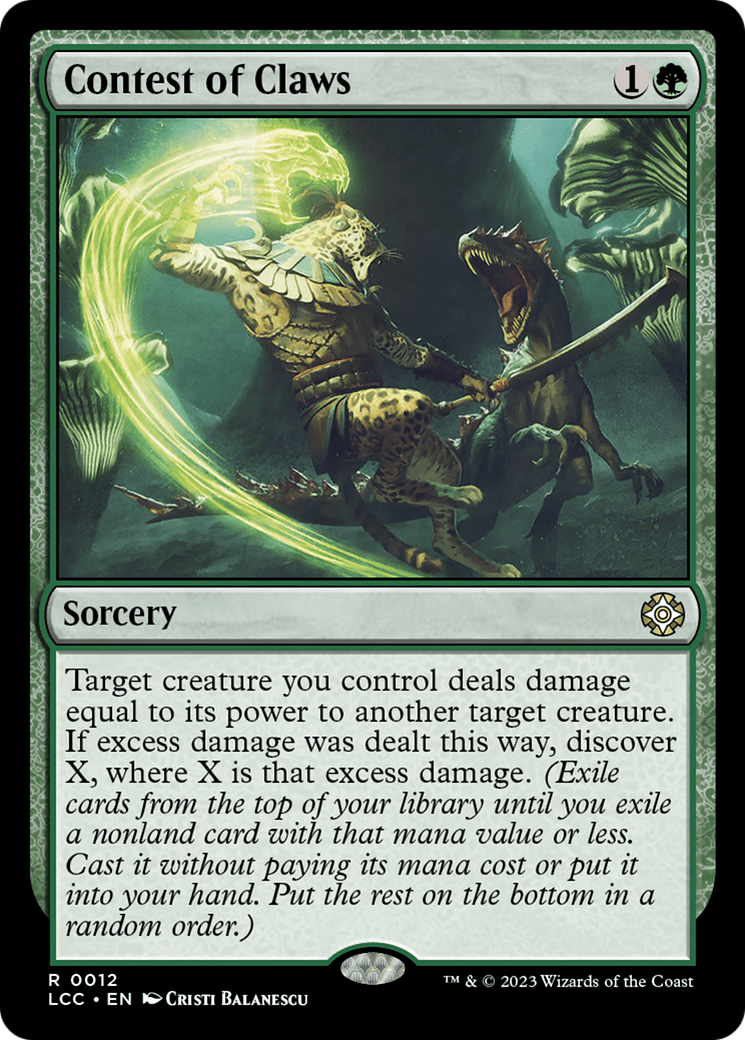 Contest of Claws [The Lost Caverns of Ixalan Commander] | Exor Games Summserside