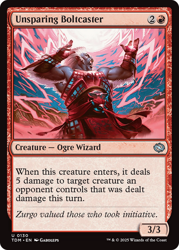 Unsparing Boltcaster [Tarkir: Dragonstorm] | Exor Games Summserside