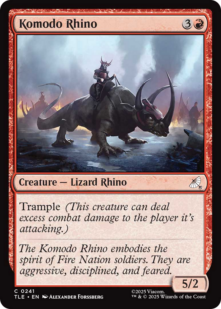 Komodo Rhino [Avatar: The Last Airbender: Eternal-Legal] | Exor Games Summserside
